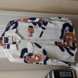 Vintage Wrangler shirt. MN. sz.17x35 made in U.S.A.